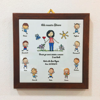 Poggiapentola Regalo Maestra