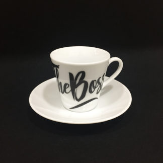 Tazzina da Caffè con piattino - The Boss