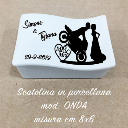 Scatolina Onda Matrimonio Moto